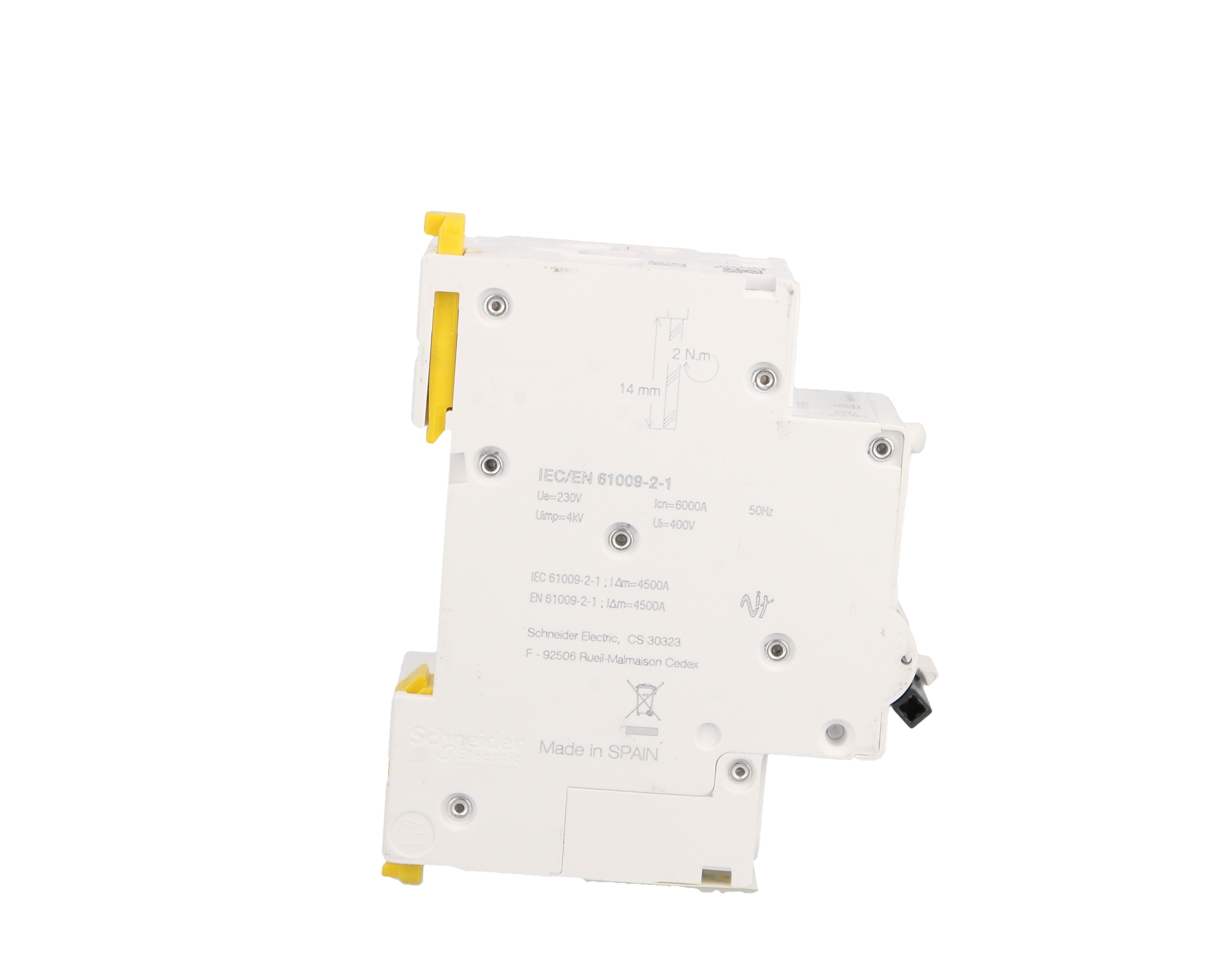 Fehlerstromschutzschalter 2P 16A 30mA - Schneider Electric DPN Vigi