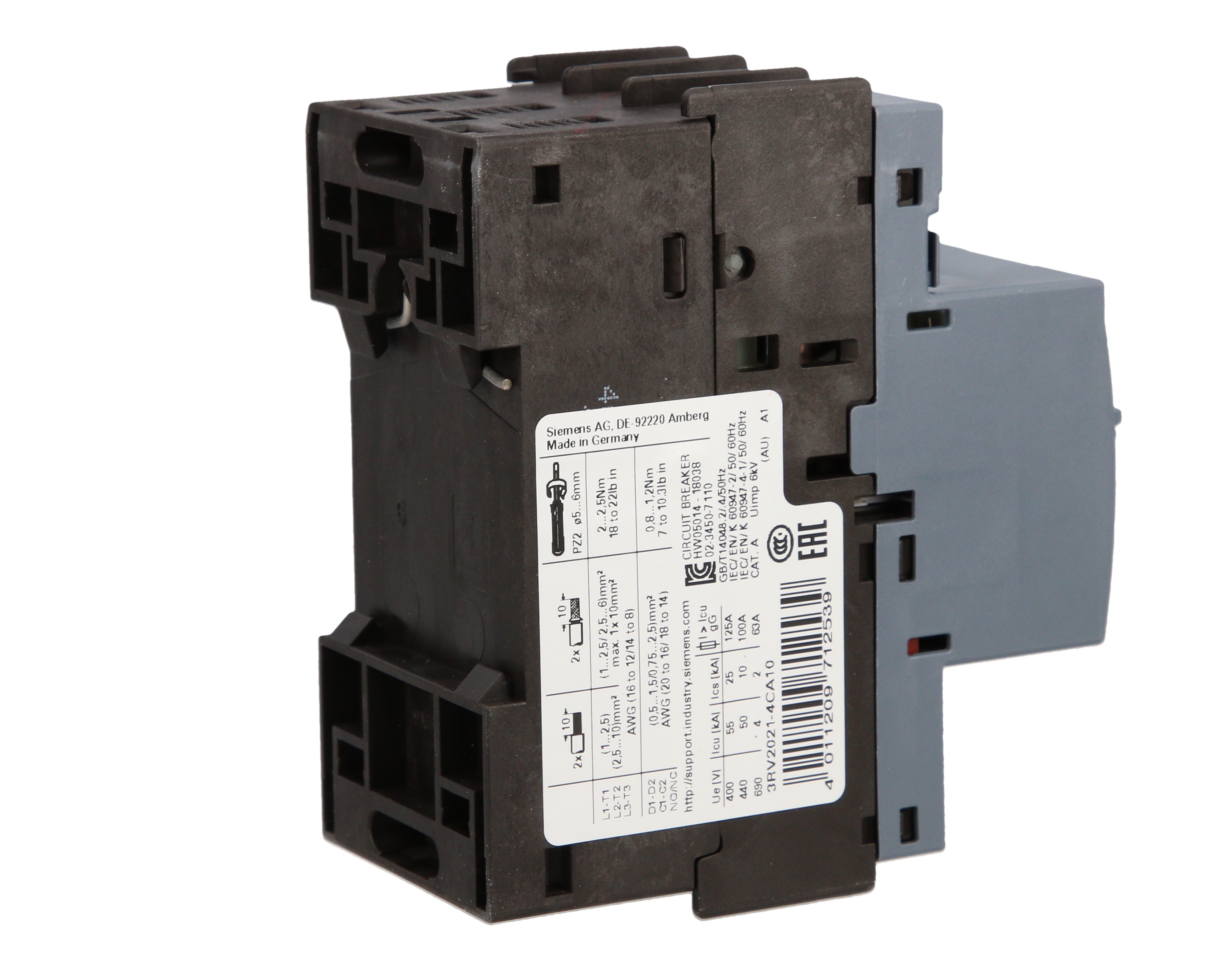 Guardamotor 16-22a S0 Siemens 3rv2021-4ca10 | Meses sin interés