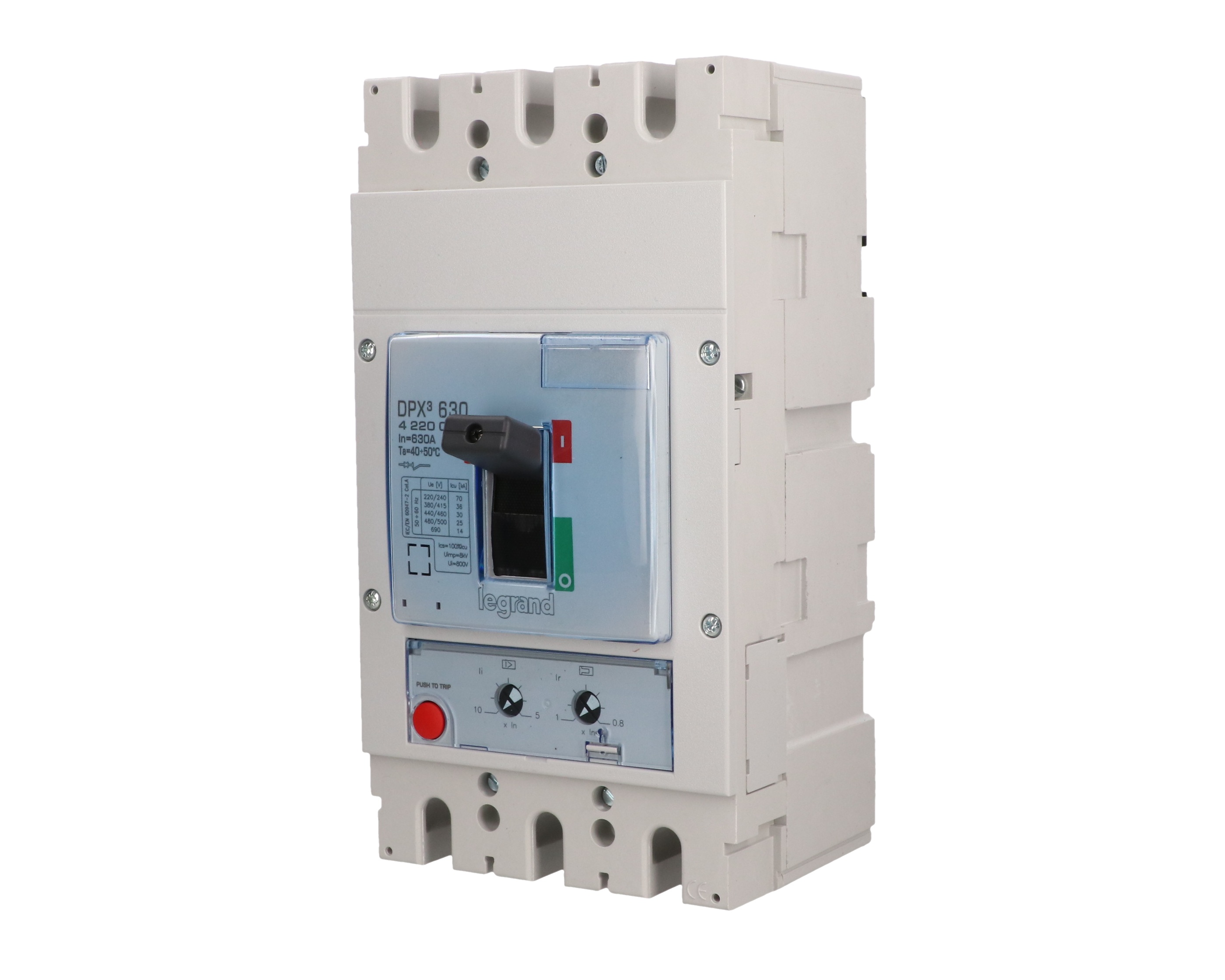 Wyłącznik mocy 3P 630A 36kA DPX3 630 TM 3P 630A 36kA 422004 – LEGRAND ...