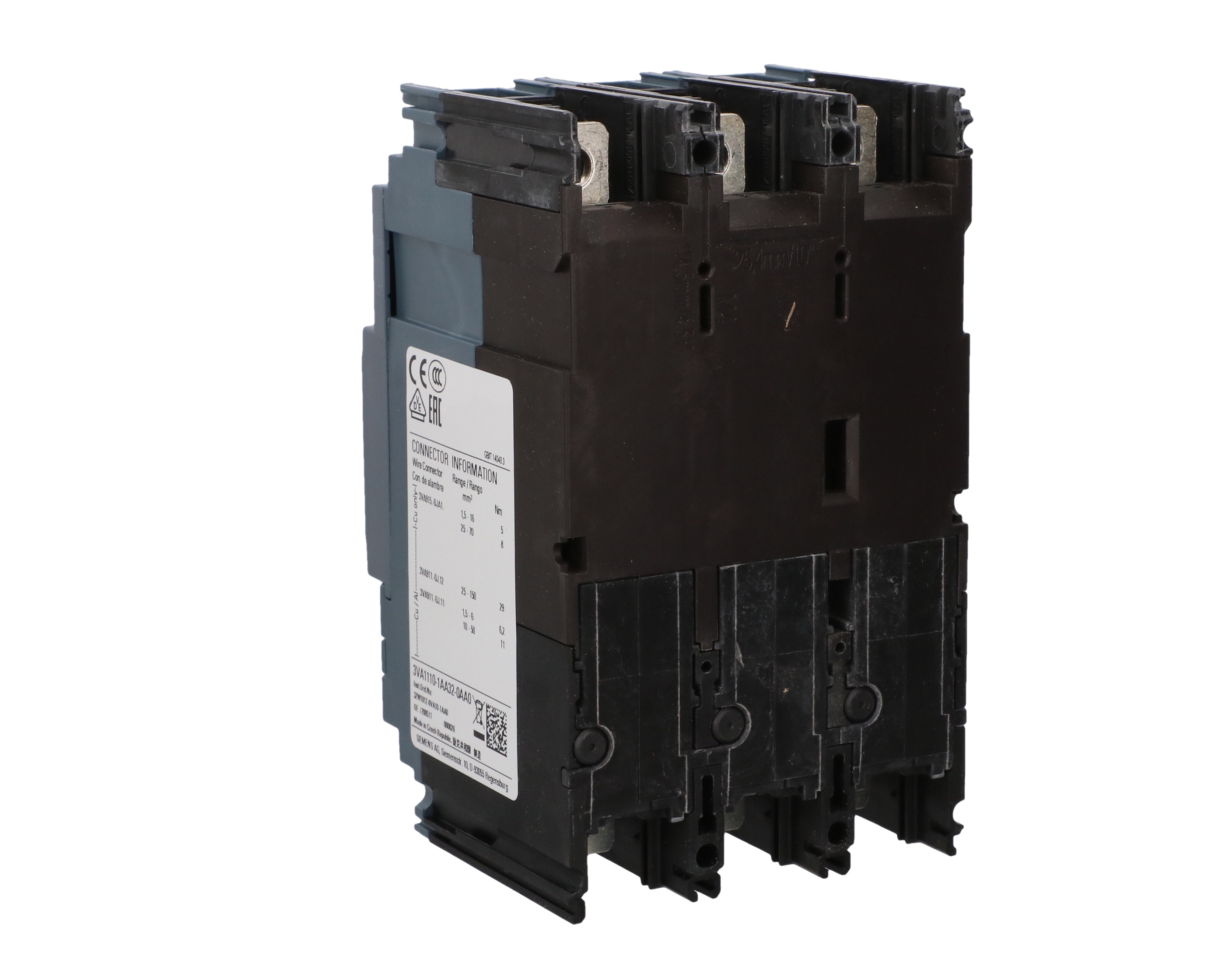 Interruttore di isolamento Siemens 3VA1110-1AA46-0AA0 Interruttore di isolamento Siemens 3VA1110-1AA46-0AA0