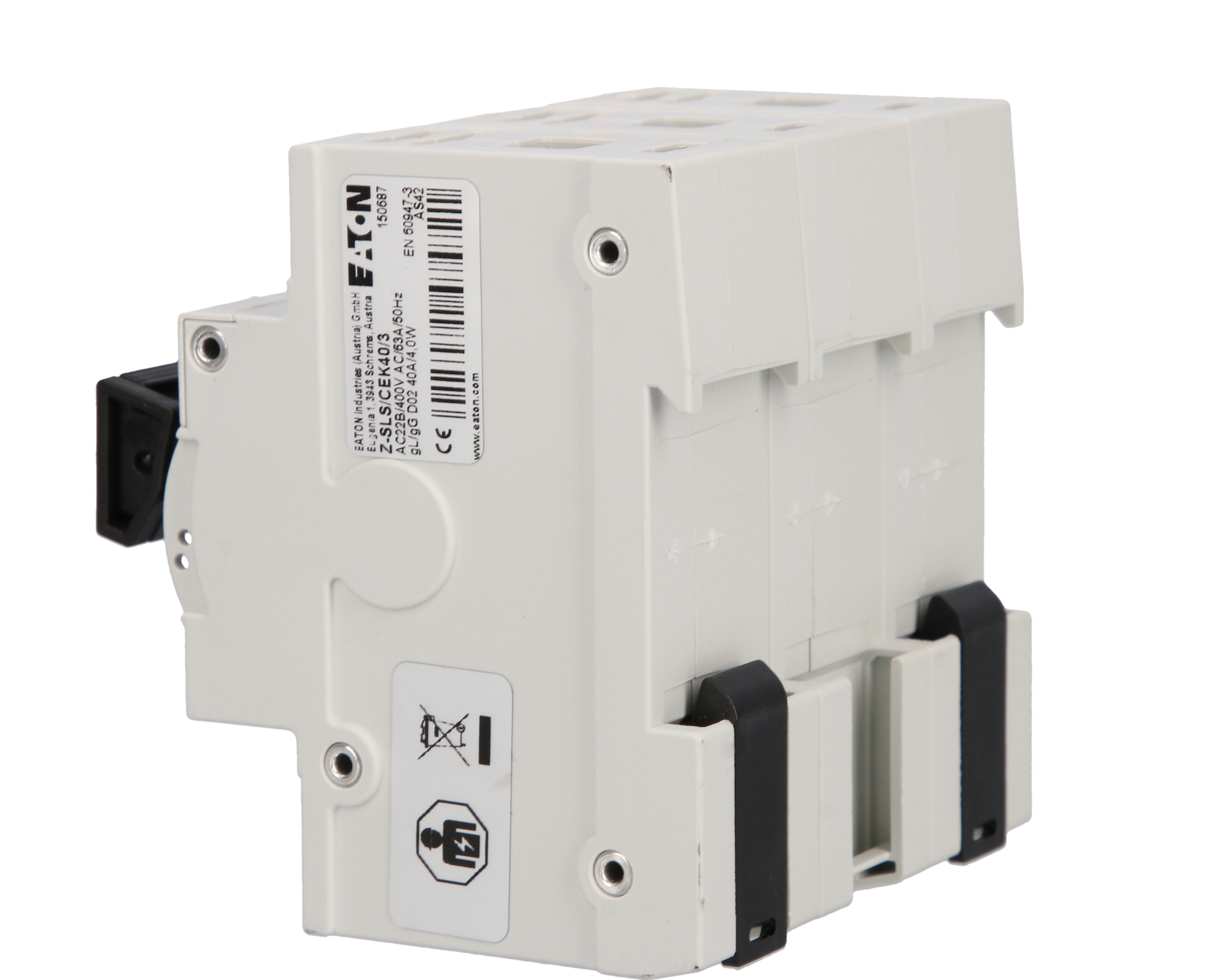 Rozłącznik bezpiecznikowy 3P 40A D02 Z-SLS/CEK40/3 150687 – EATON | TIM SA