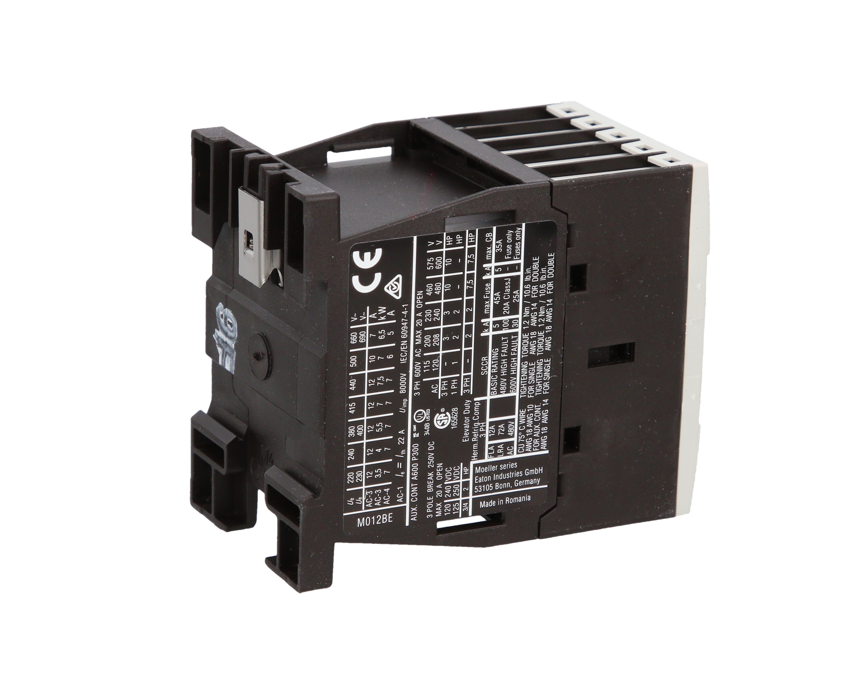 Stycznik mocy 12A 3P 24V DC 0Z 1R DILM12-01-EA(24VDC) 190036 – EATON ...