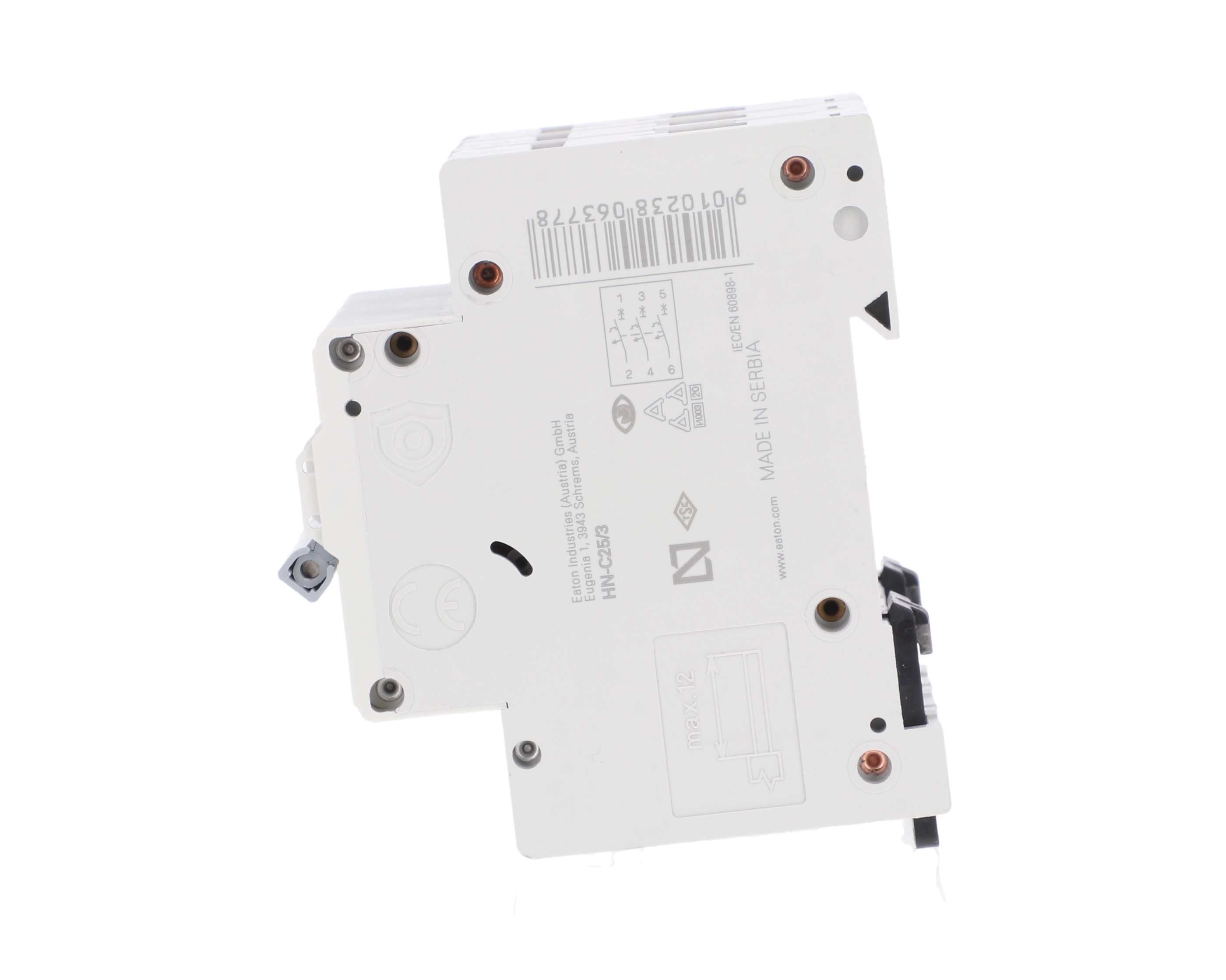 Wyłącznik nadprądowy 3P C 25A 6kA AC xPole Home HN-C25/3 194893 – EATON ...