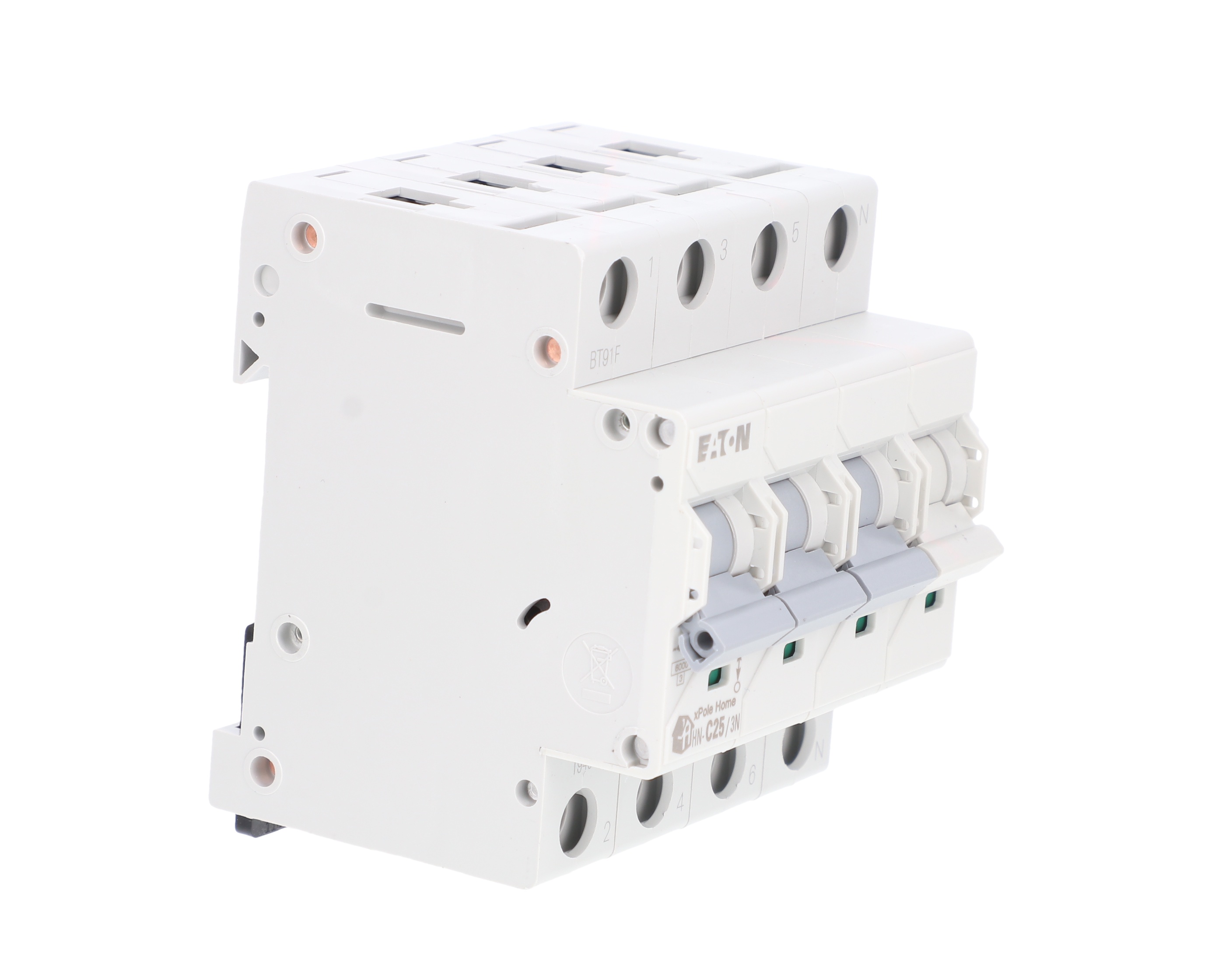Wyłącznik nadprądowy 3P+N C 25A 6kA AC xPole Home HN-C25/3N 194913 ...