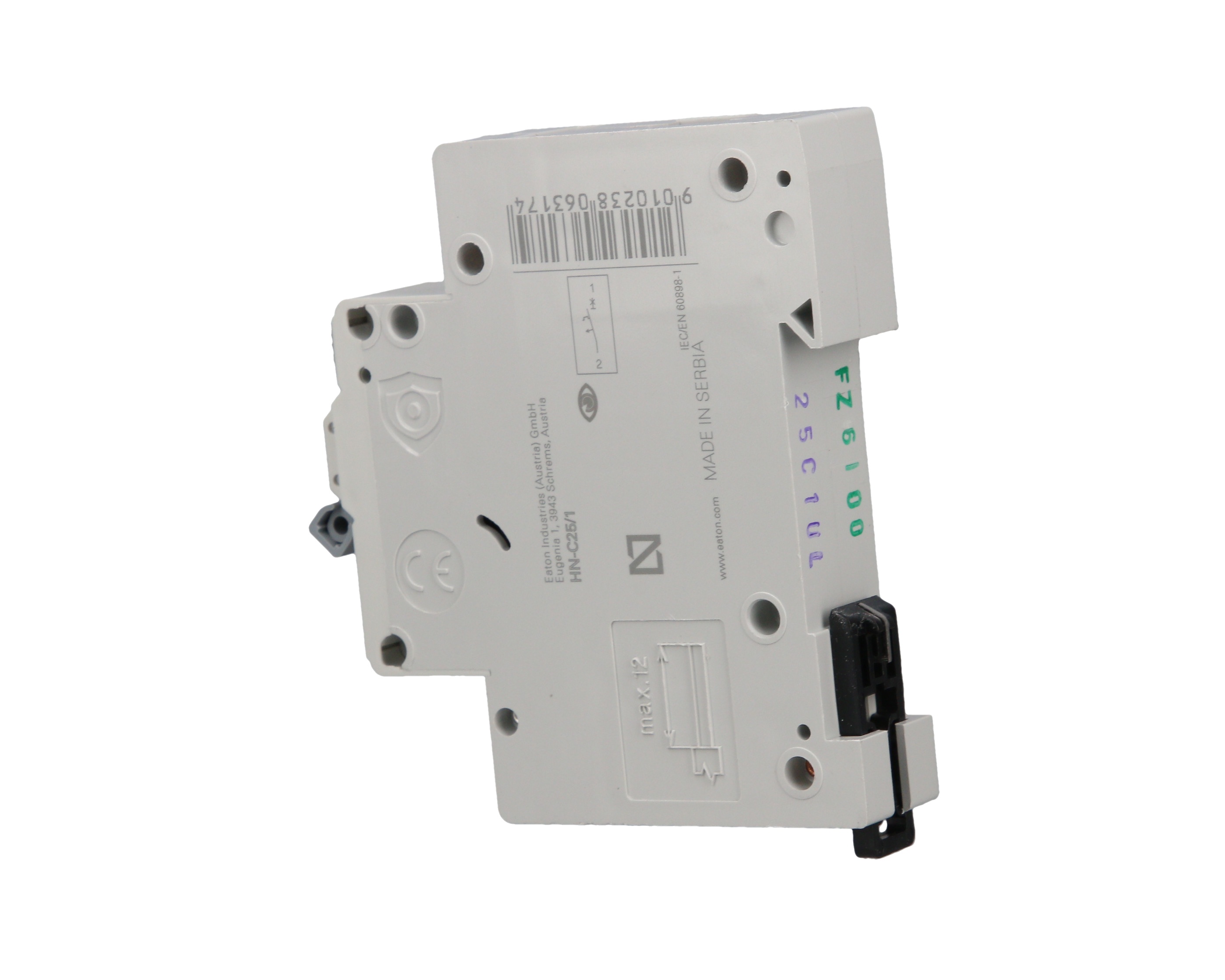Wyłącznik nadprądowy 1P C 25A 6kA AC xPole Home HN-C25/1 194833 – EATON ...