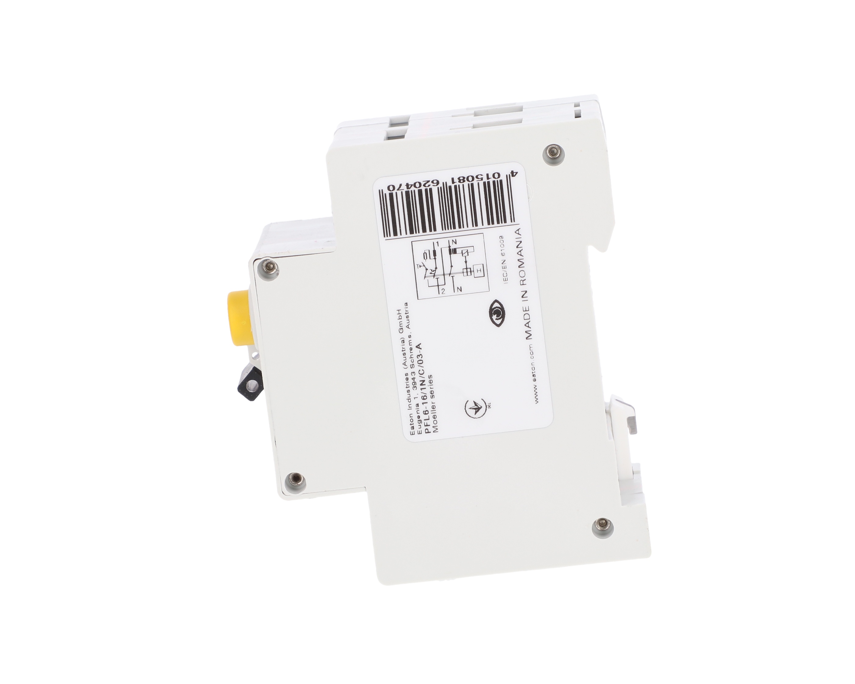 Wyłącznik różnicowo-nadprądowy 1P+N 16A 0,3A typ A PFL6-16/1N/C/03-A ...