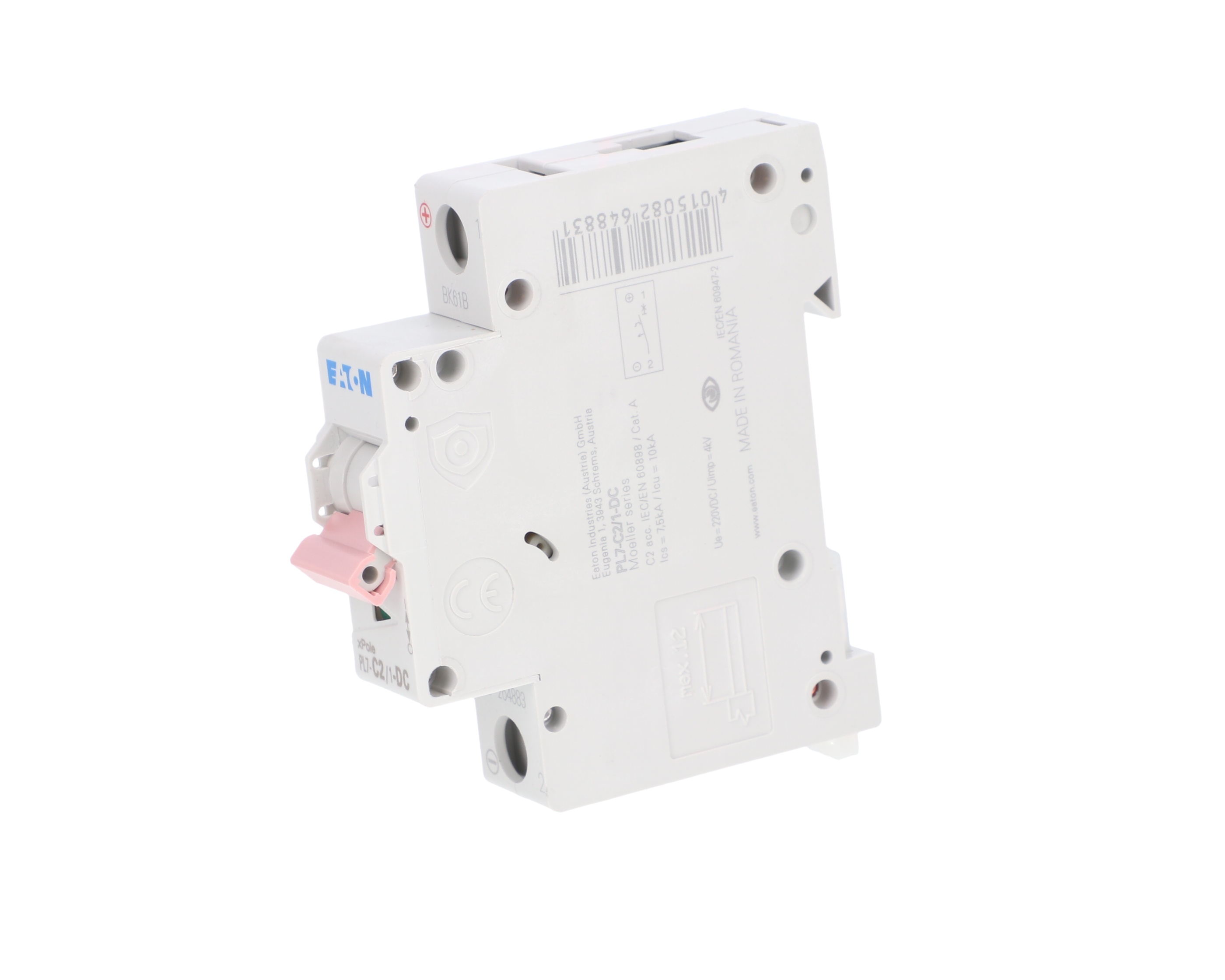 Wyłącznik nadprądowy 1P C 2A 10kA DC PL7-C2/1-DC 264883 – EATON | TIM SA
