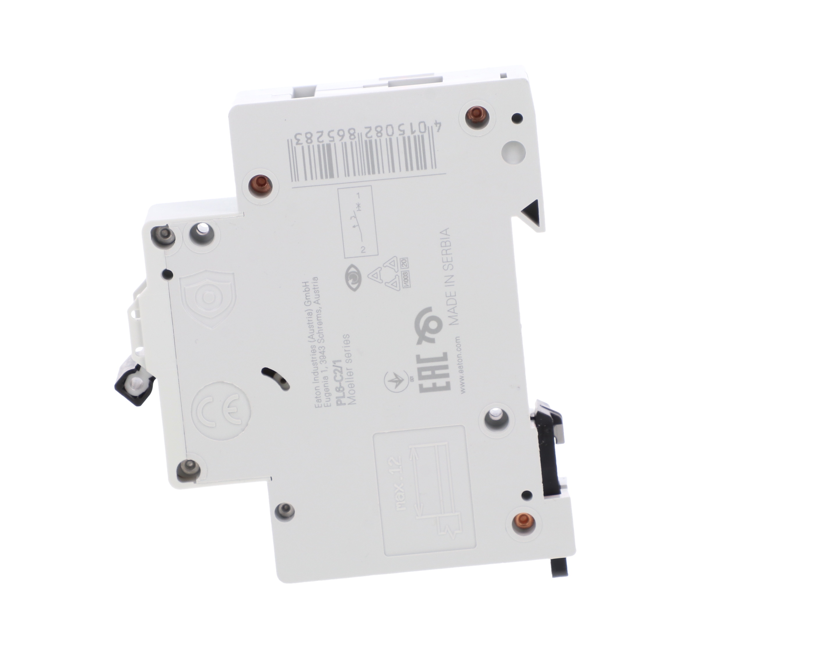 Wyłącznik nadprądowy 1P C 2A 6kA AC PL6-C2/1 286528 – EATON | TIM SA