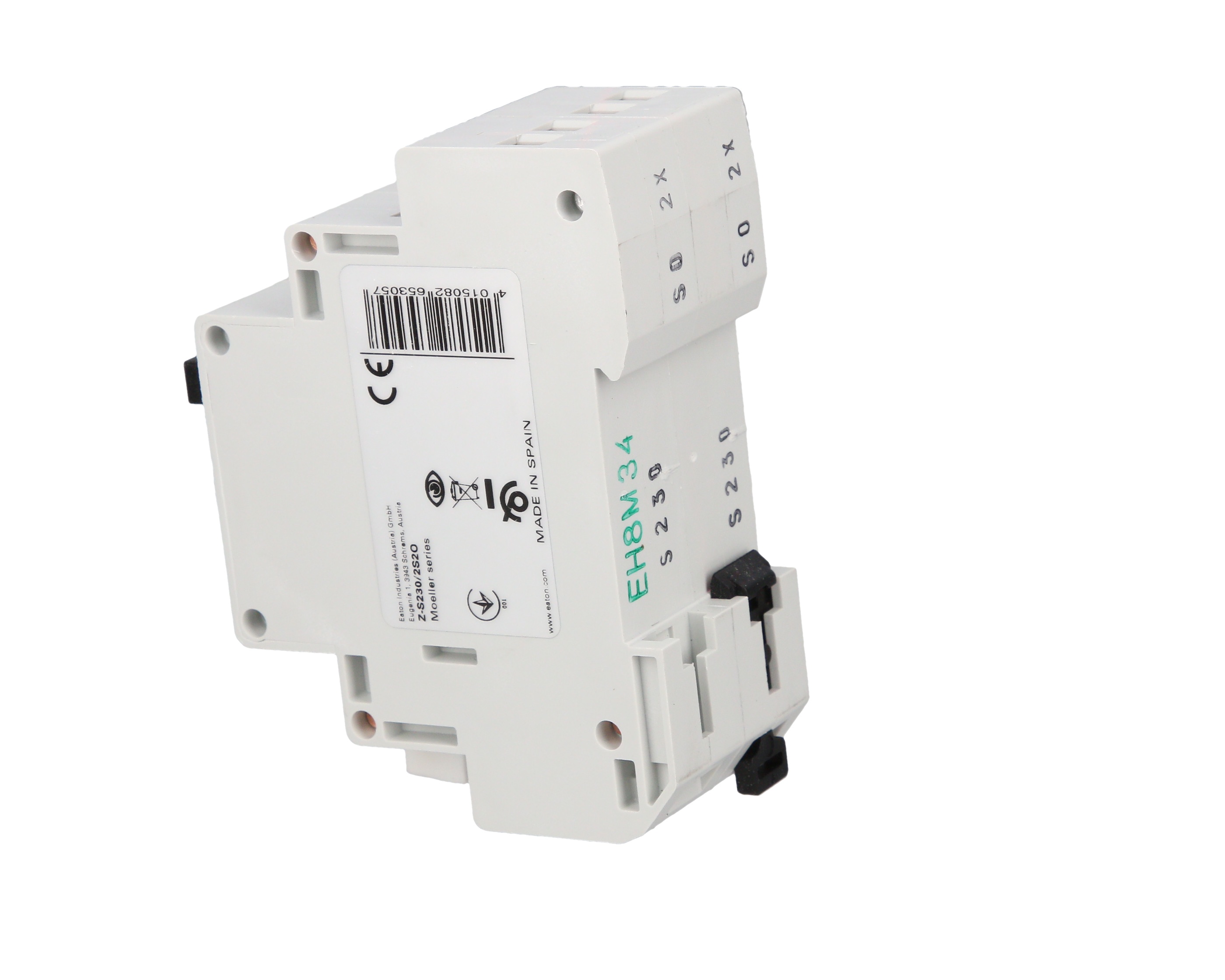 Interruttore Eaton Z-S230/SS 230VAC 16A 2 Poli - Bianco Per Quadri Elettrici | Montaggio Su Guida DIN - Foto 3