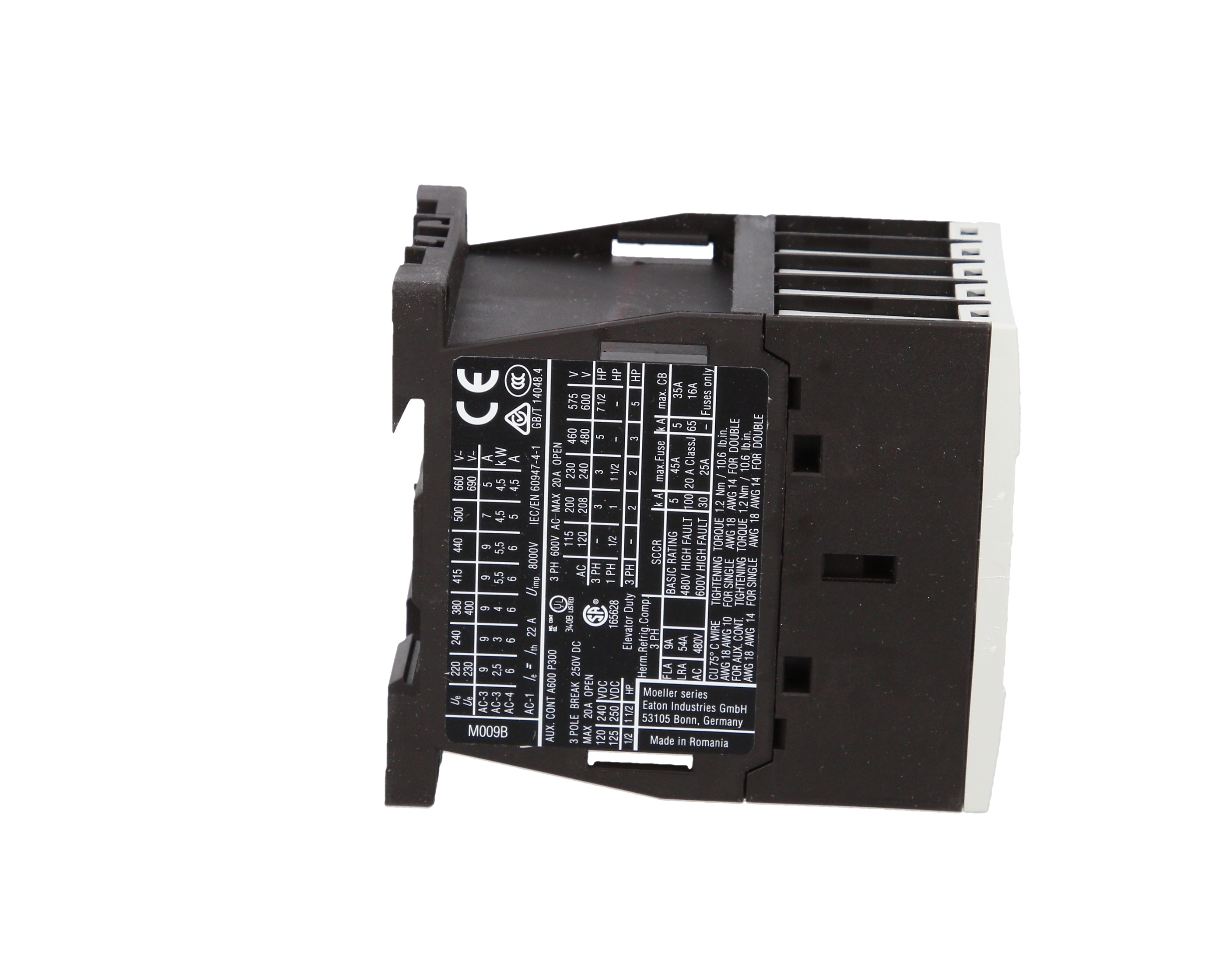 Eaton DILM Schütz 230V ac-Spule, 3-polig, 400V ac / 9 A 230V ac 4 kW 3 Schließer Motorsteuerung, Umkehrend